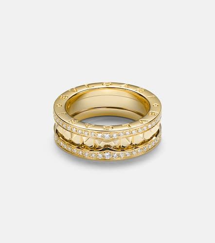 Anillo B.zero1 de oro amarillo de 18 ct con diamantes - Bvlgari - Modalova