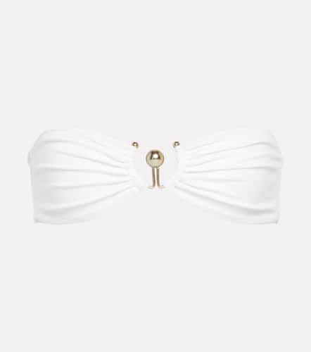 Hook-embellished bandeau bikini top - Christopher Esber - Modalova