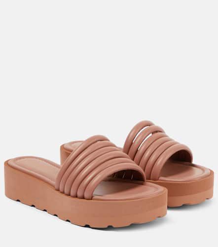 Leather platform sandals - Gianvito Rossi - Modalova