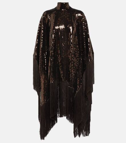 Fringed-trimmed sequined minidress - Taller Marmo - Modalova