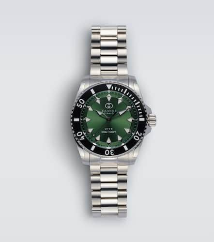 Dive 40mm stainless steel watch - Gucci - Modalova