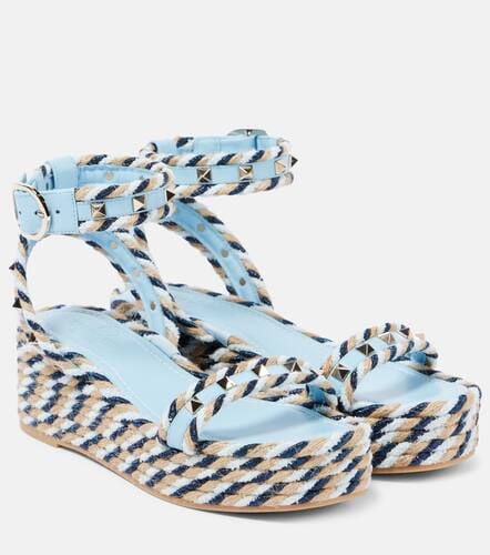 Wedge-Sandalen Rockstud Torchon - Valentino Garavani - Modalova