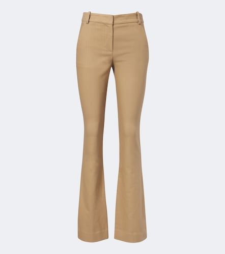 Pantalones flared Corbette de sarga - Veronica Beard - Modalova
