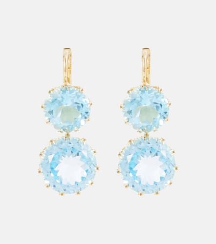 Kt yellow earrings with topaz - Ileana Makri - Modalova