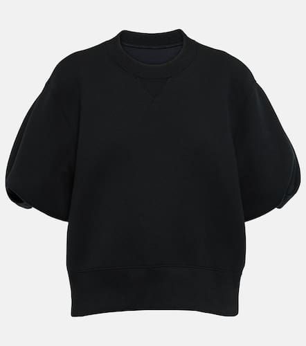 Cotton-blend jersey sweatshirt - Sacai - Modalova