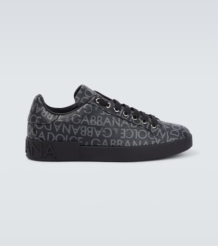 Portofino logo low-top sneakers - Dolce&Gabbana - Modalova