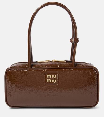 Beau patent leather shoulder bag - Miu Miu - Modalova