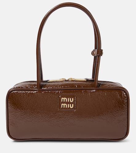 Bolso al hombro Beau de charol - Miu Miu - Modalova