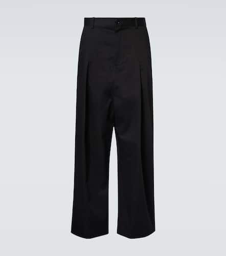 Pantalones anchos de algodón de tiro bajo - Loewe - Modalova