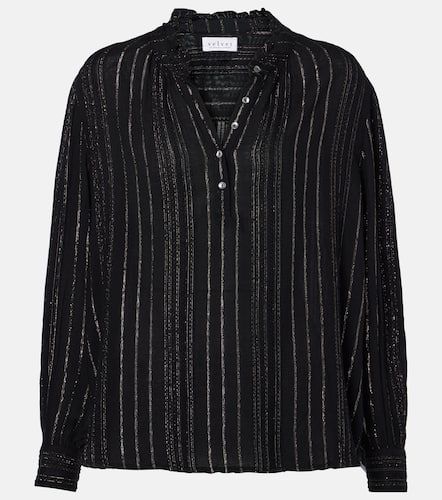 Velvet Striped lamÃ© blouse - Velvet - Modalova