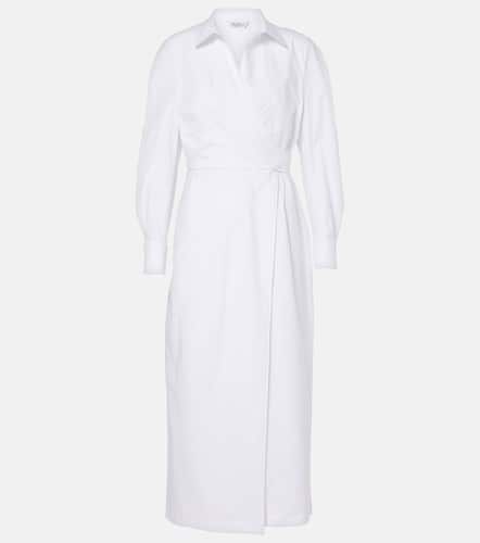 Cotton-blend twill wrap dress - Max Mara - Modalova