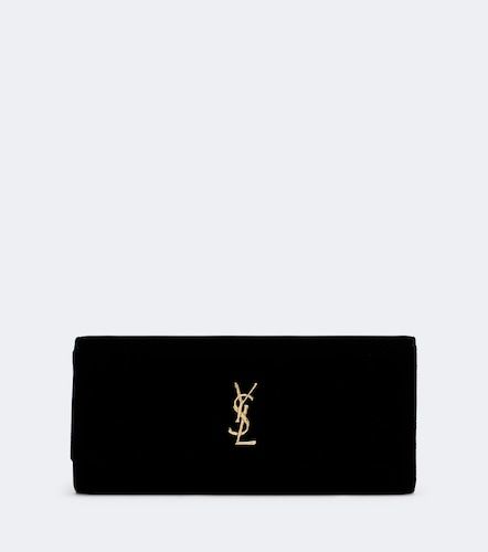 Clutch Cassandre in velluto - Saint Laurent - Modalova