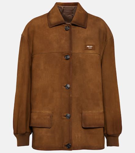 Prada Oversized suede jacket - Prada - Modalova