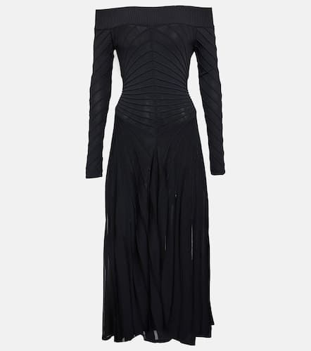 AlaÃ¯a Off-shoulder jersey midi dress - Alaia - Modalova