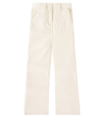 Pantalones flared de pana de algodón - Moncler Enfant - Modalova