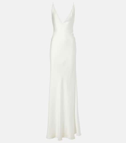 Robe longue en satin - The New Arrivals Ilkyaz Ozel - Modalova