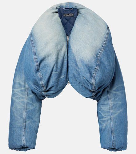 Chaqueta cropped acolchada de denim - Y/Project - Modalova