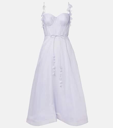 Natura linen and silk corset dress - Zimmermann - Modalova