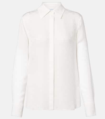 Camicia Gancini in crÃªpe di seta - Ferragamo - Modalova