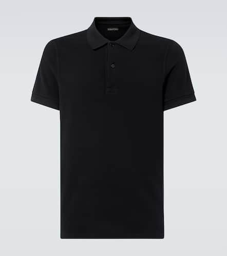 Short-sleeved cotton polo shirt - Tom Ford - Modalova