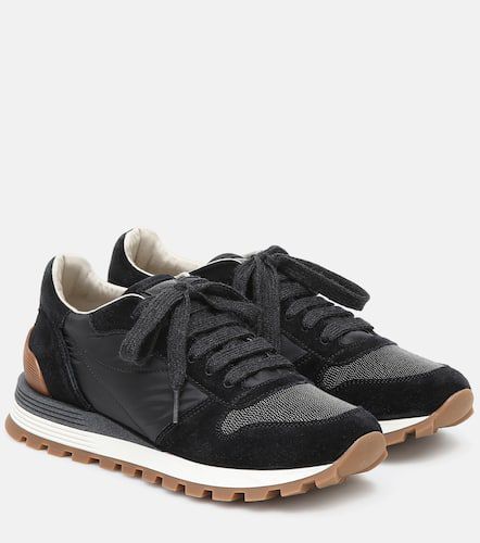 Sneakers mit Veloursleder - Brunello Cucinelli - Modalova