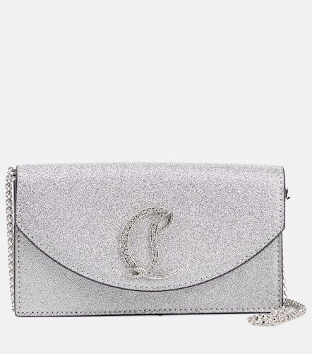 Clutch Loubi54 aus Leder mit Kristallen - Christian Louboutin - Modalova