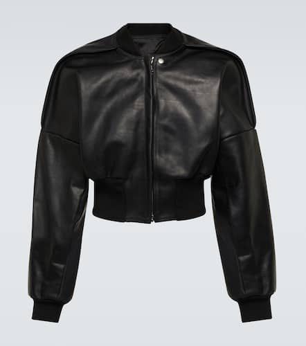 Flight cropped leather jacket - Rick Owens - Modalova