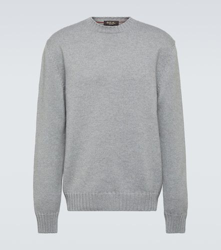 Pearse leather-trimmed cashmere sweater - Loro Piana - Modalova