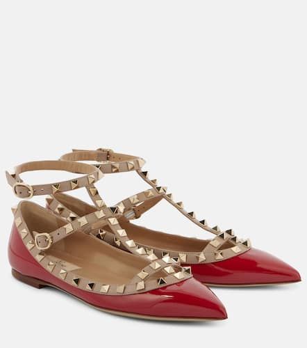 Ballerinas Rockstud aus Lackleder - Valentino Garavani - Modalova