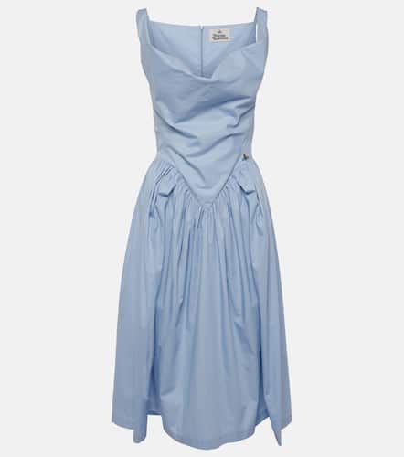 Vestido midi Sunday de algodón fruncido - Vivienne Westwood - Modalova