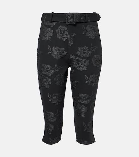 Pantalones capri en jacquard floral - Rotate - Modalova