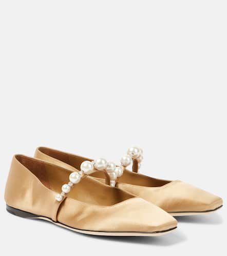 Verzierte Mary-Jane-Ballerinas Ade aus Satin - Jimmy Choo - Modalova