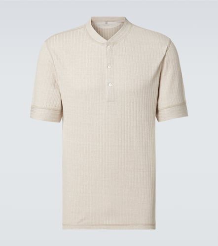 T-shirt en lin et coton - Brunello Cucinelli - Modalova