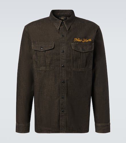 RRL Logo denim shirt - RRL - Modalova