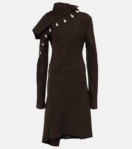 Mockneck padded taffeta mididress - Jil Sander - Modalova