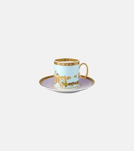 Juego de taza de café y platillo Le Jardin de Versace - Versace Home - Modalova