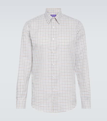 Camisa de algodón a cuadros - Ralph Lauren Purple Label - Modalova