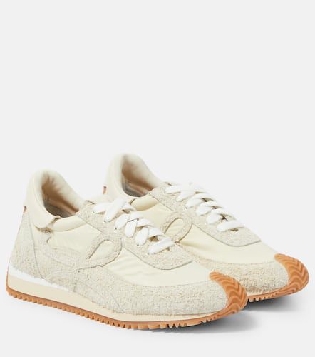 Flow Runner suede-trimmed sneakers - Loewe - Modalova