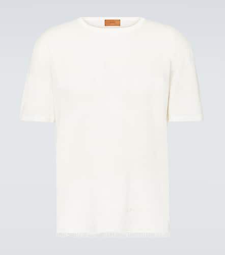 Alanui Frayed linen T-shirt - Alanui - Modalova