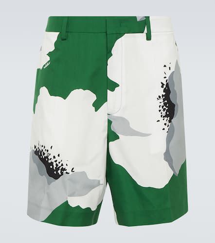 Bermuda-Shorts aus Baumwollpopeline - Valentino - Modalova