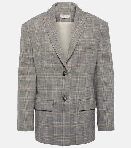 Checked wool-blend blazer - The Mannei - Modalova