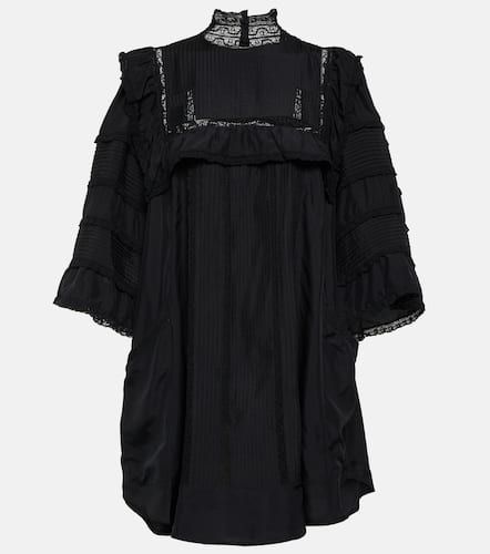 Zakae ruffle-trimmed silk minidress - Isabel Marant - Modalova