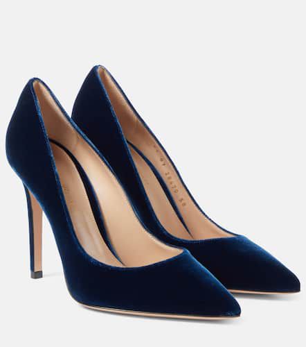 Pumps Gianvito 105 aus Samt - Gianvito Rossi - Modalova