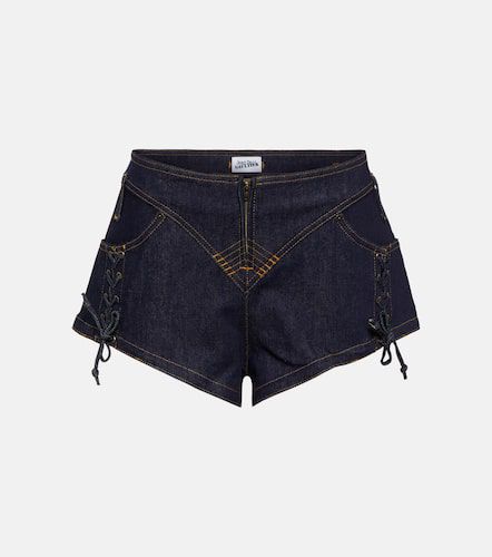 Shorts di jeans stringati - Jean Paul Gaultier - Modalova
