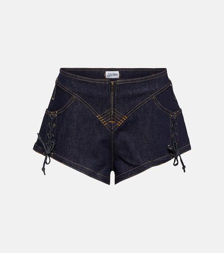 Shorts en denim acordonados - Jean Paul Gaultier - Modalova