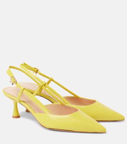 Ascent 55 leather slingback pumps - Gianvito Rossi - Modalova