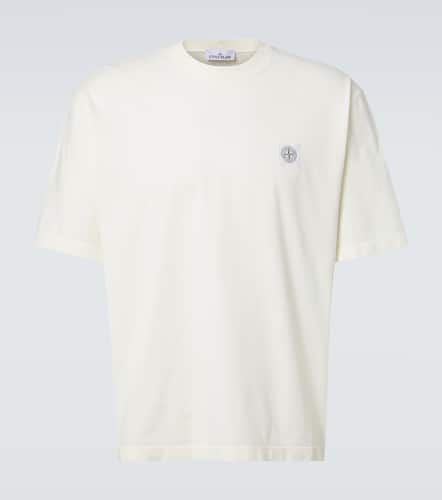 Compass cotton-blend jersey T-shirt - Stone Island - Modalova
