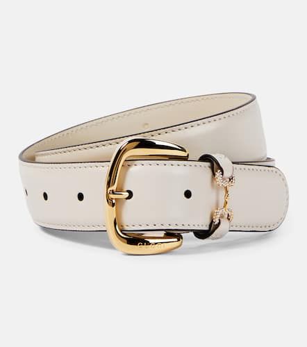 Skinny white hot sale gucci belt