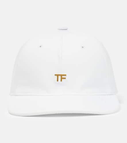 Logo cotton canvas baseball cap - Tom Ford - Modalova