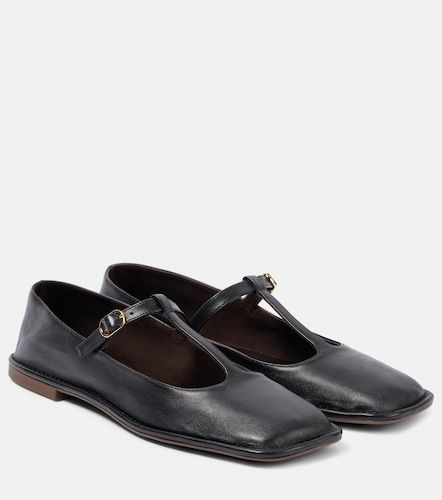 Square T-Strap leather flats - The Row - Modalova